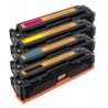 4x Toner HP CF540X, CF541X, CF542X, CF543X 203X Color LaserJet Pro MFP M254dw, M254nw, M280, M281, M254 kompatibilní