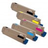 Sada 5x toner Oki C532 46490608, 46490607, 46490606, 46490605 - C/M/Y/K kompatibilní - C542, C532dn, C542dn, MC573dn, MC563dn