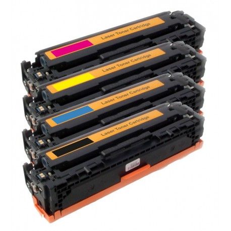 4x Toner HP CB540A, CB541A, CB542A, CB543A LaserJet CP-1210 / CM-1312 MFP / CP-1214 / CP-1515 - C/M/Y/K kompatibilní