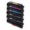 5x Toner HP CF380X, CF381A, CF382A, CF383A (CF380, CF381, 312A) LaserJet Pro M476, M476dn, M476dw, M476nw - C/M/Y/K komp.