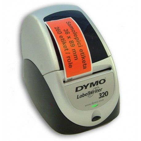 Etikety / Štítky Dymo Labelwriter 89x36mm , 99012, S0722400 červené, 260ks kompatibilní